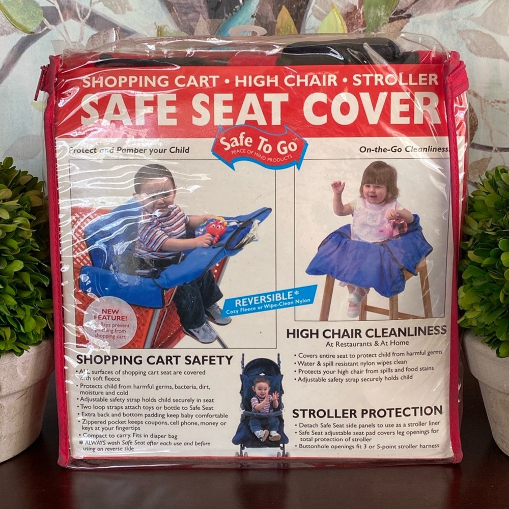 JL CHILDRESS BABY SAFE SEAT REVERSIBLE COVER 🌟NWT🌟